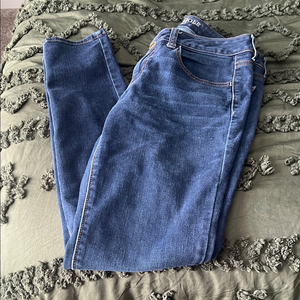 American Eagle Outfitters Dark Blue Skinny Jeans